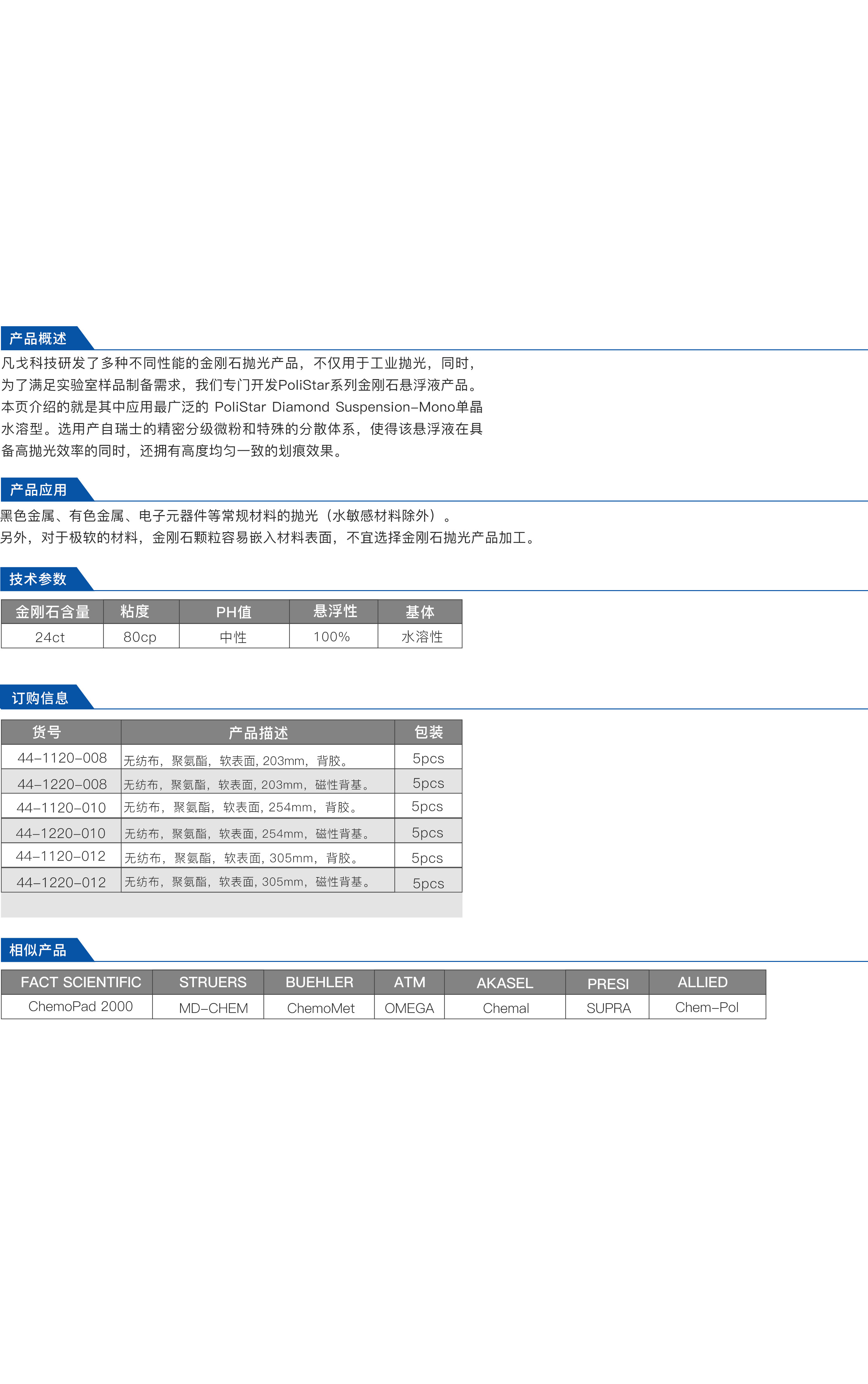 金刚石悬浮液 单晶